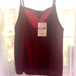Velvet tank top